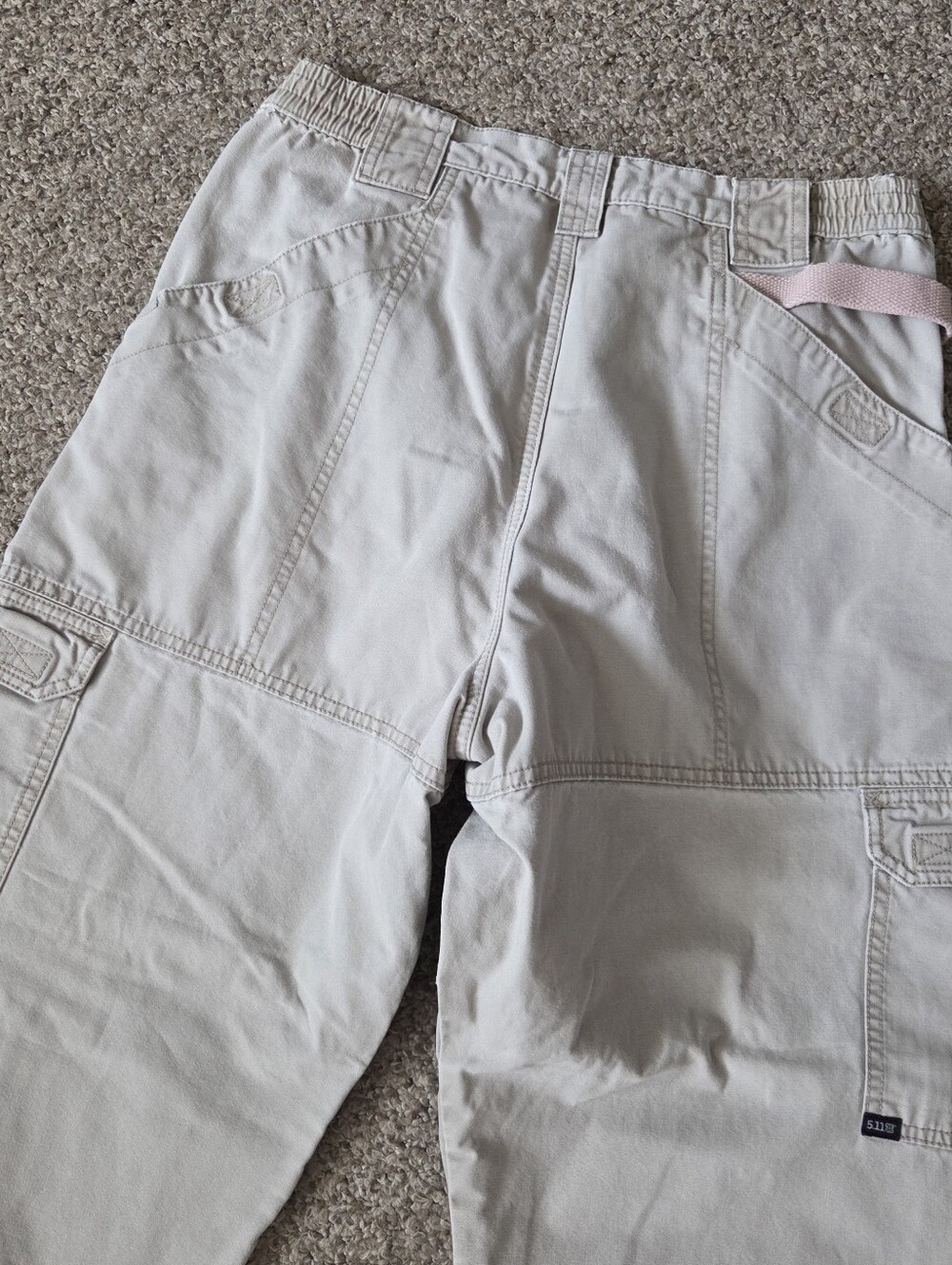 5.11 Tactical Womens Cargo Pants Size US 34 Khaki/ Pink - Picture 2 of 16